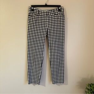 Talbots Black and White Gingham Pants